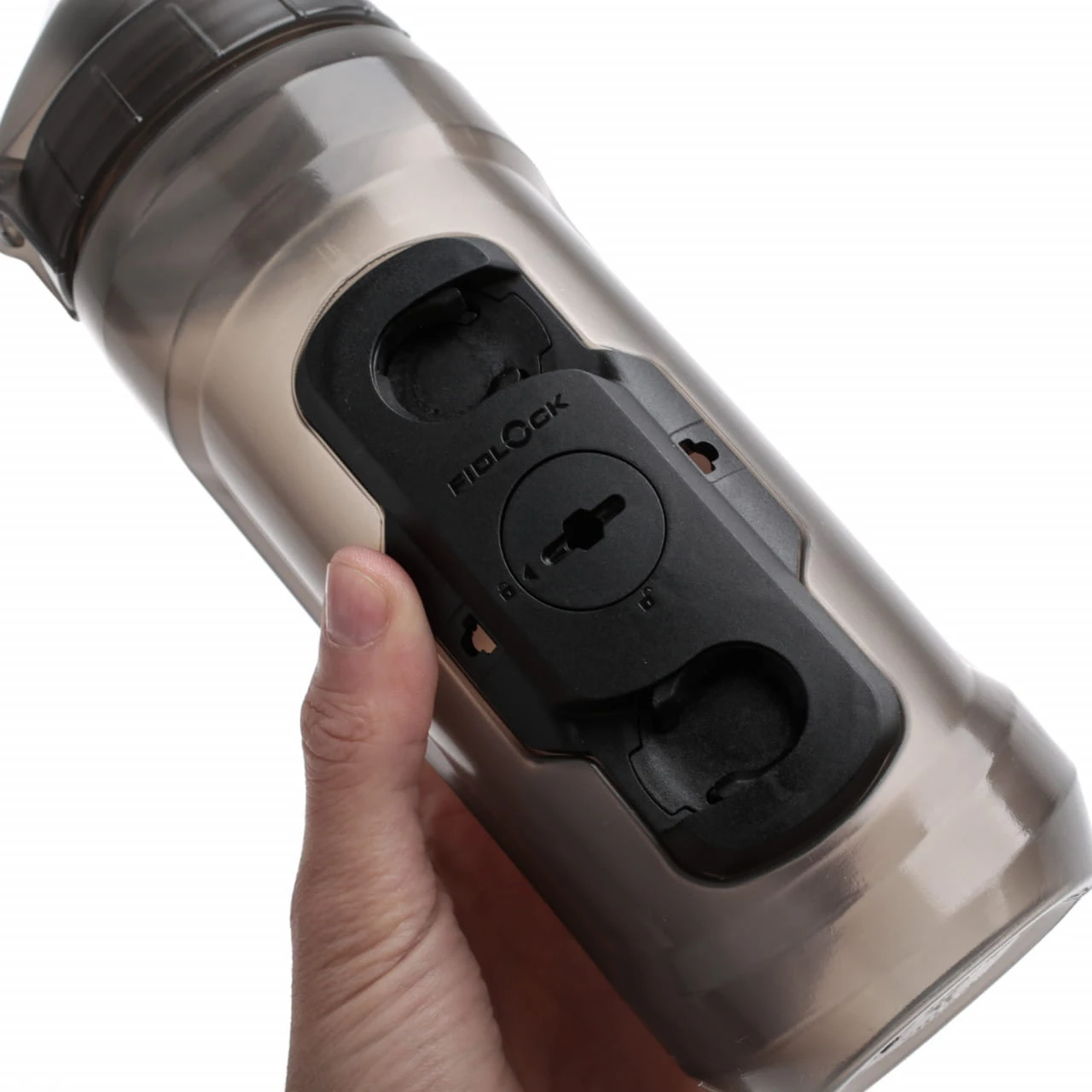 Fidlock TWIST Single Bottle 590 Transparent Black 3 Fidlock TWIST Single Bottle 590 Transparent Black – Bild 3