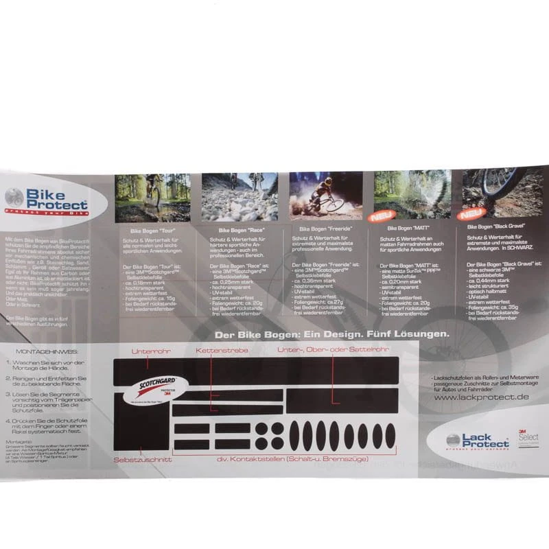 Enjoyyourbike BikeProtect Bike-Bogen Race Lackschutzfolie - Transparent, Matt 6 Enjoyyourbike BikeProtect Bike-Bogen Race Lackschutzfolie - Transparent, Matt – Bild 6