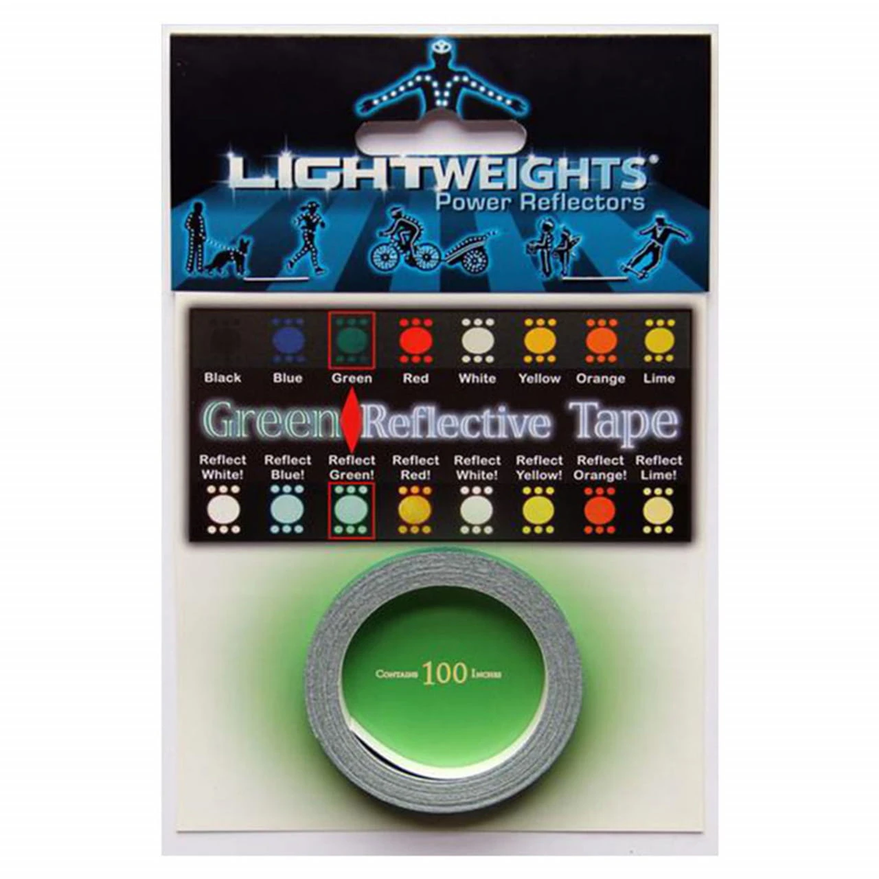 Lightweights Reflective Tape 3M Reflexband - Green (Grün) 1 Lightweights Reflective Tape 3M Reflexband - Green (Grün)