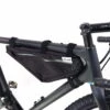 Road Runner Bags Wedge Half Frame Bag Schwarz Bikepacking-Rahmentasche