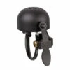 Crane E-Ne Bell All Black (schwarz Alu) Fahrradklingel Auch Für Rennrad-Lenker Geeignet