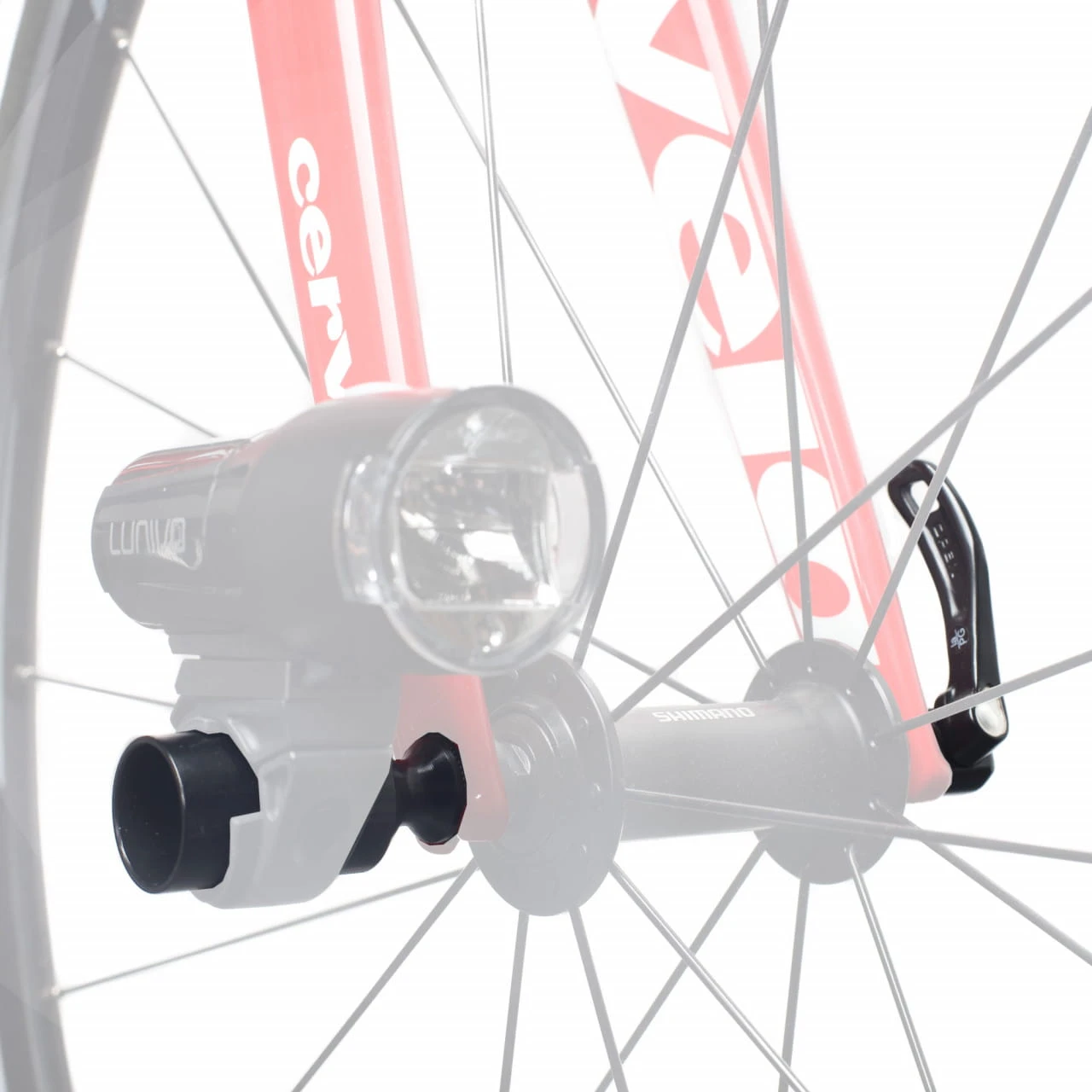 XON Universal-Lampenhalterung, GoPro-Halterung CNC-Alu Für Vorderradachse, Schnellspanner 1 XON Universal-Lampenhalterung, GoPro-Halterung CNC-Alu Für Vorderradachse, Schnellspanner