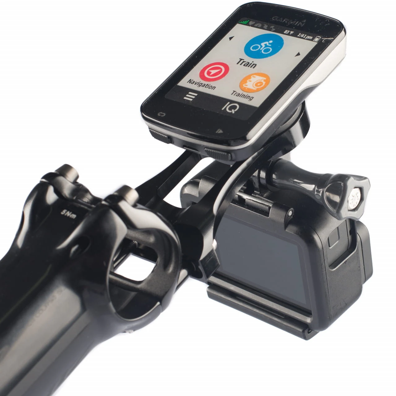 XON Universal-Vorbauhalter Combo CNC-Alu Für Garmin / Wahoo Fahrradcomputer + GoPro 2 XON Universal-Vorbauhalter Combo CNC-Alu Für Garmin / Wahoo Fahrradcomputer + GoPro – Bild 2