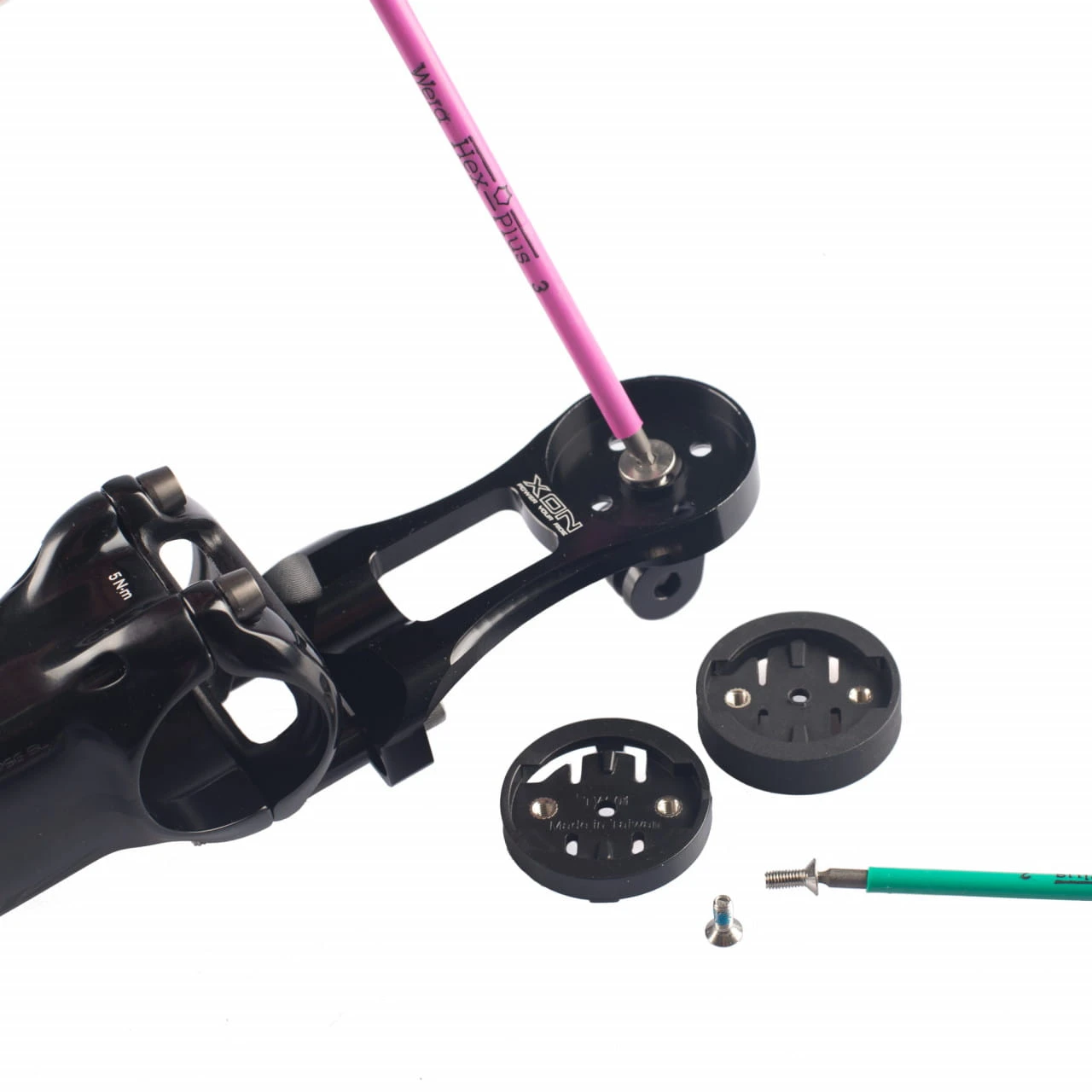 XON Universal-Vorbauhalter Combo CNC-Alu Für Garmin / Wahoo Fahrradcomputer + GoPro 6 XON Universal-Vorbauhalter Combo CNC-Alu Für Garmin / Wahoo Fahrradcomputer + GoPro – Bild 6