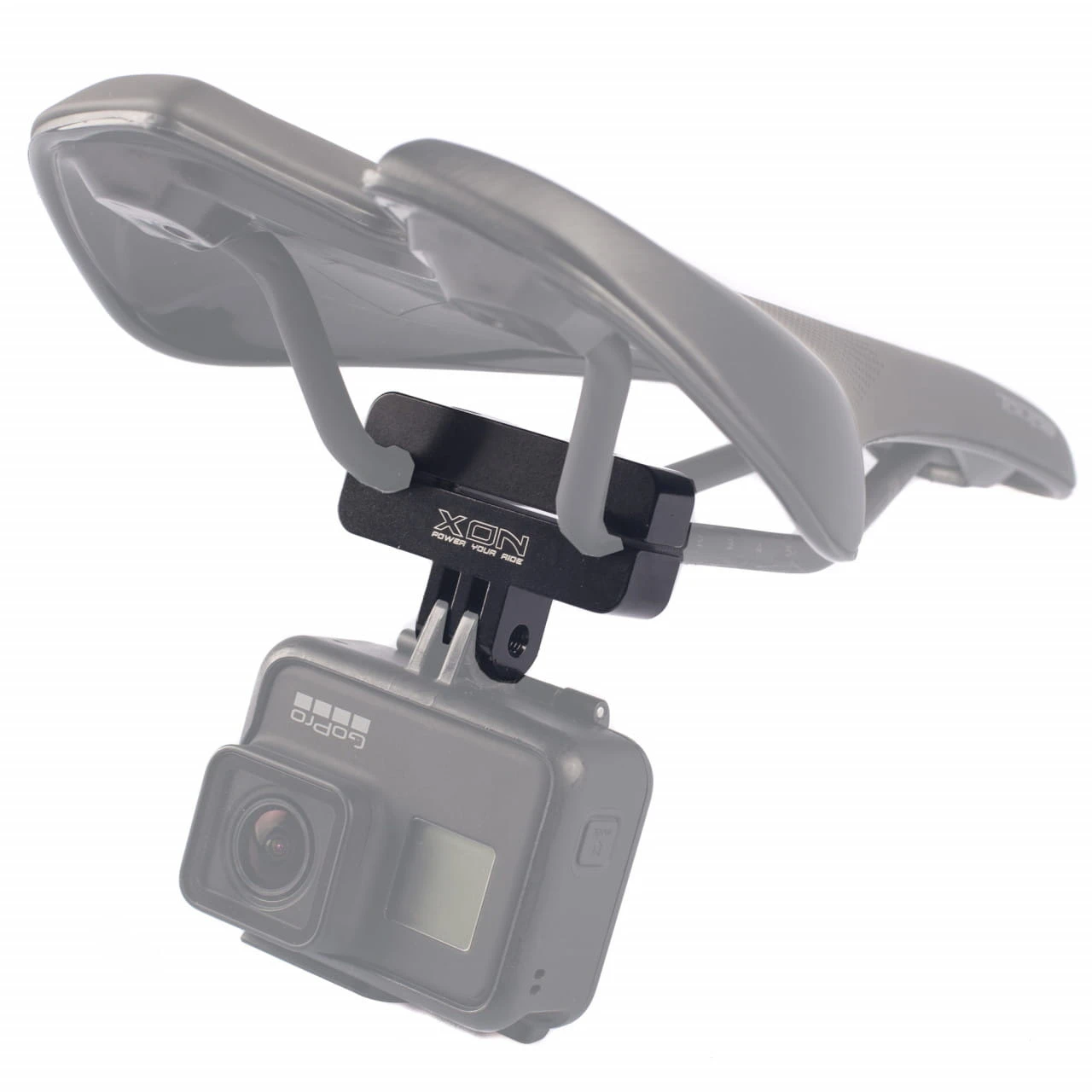 XON GoPro-Halterung CNC-Alu Für Den Sattel / Sattelhalterung 1 XON GoPro-Halterung CNC-Alu Für Den Sattel / Sattelhalterung
