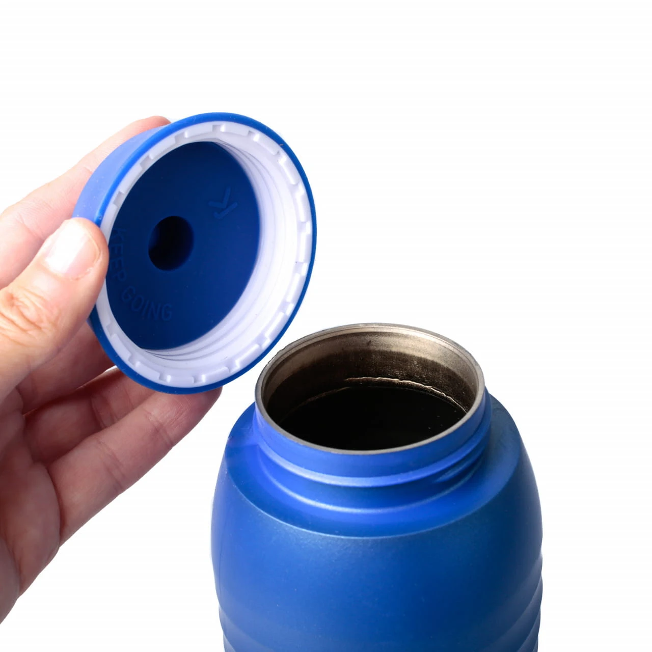 Keego Trinkflasche 750 Ml Electric Blue - Sportflasche Mit Innenbeschichtung Aus Titan (Version 4) 2 Keego Trinkflasche 750 Ml Electric Blue - Sportflasche Mit Innenbeschichtung Aus Titan (Version 4) – Bild 2