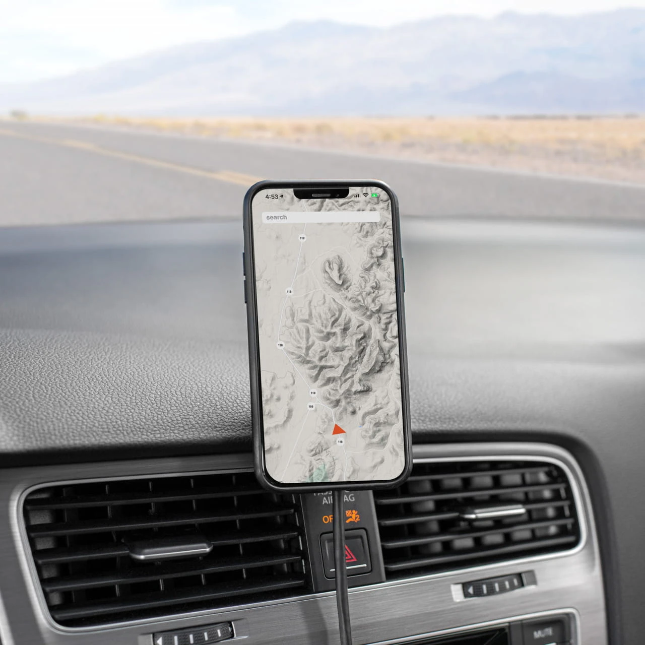 Peak Design Mobile Car Mount VHB Charging Smartphone-Halterung Mit Ladefunktion Für Das Auto - Black 5 Peak Design Mobile Car Mount VHB Charging Smartphone-Halterung Mit Ladefunktion Für Das Auto - Black – Bild 5