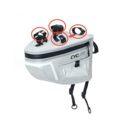 CYCLITE Velcro Fixation Strap (short) Für Lenkertasche - Länge 15 Cm, Schwarz -Komponenten Store 68923653 03uYi4V4s4satK1 1280x1280