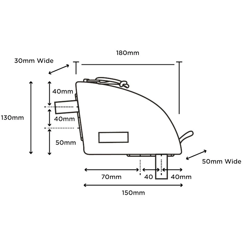 Restrap Rear Top Tube Bag 0,8 L Oberrohrtasche 6 Restrap Rear Top Tube Bag 0,8 L Oberrohrtasche – Bild 6
