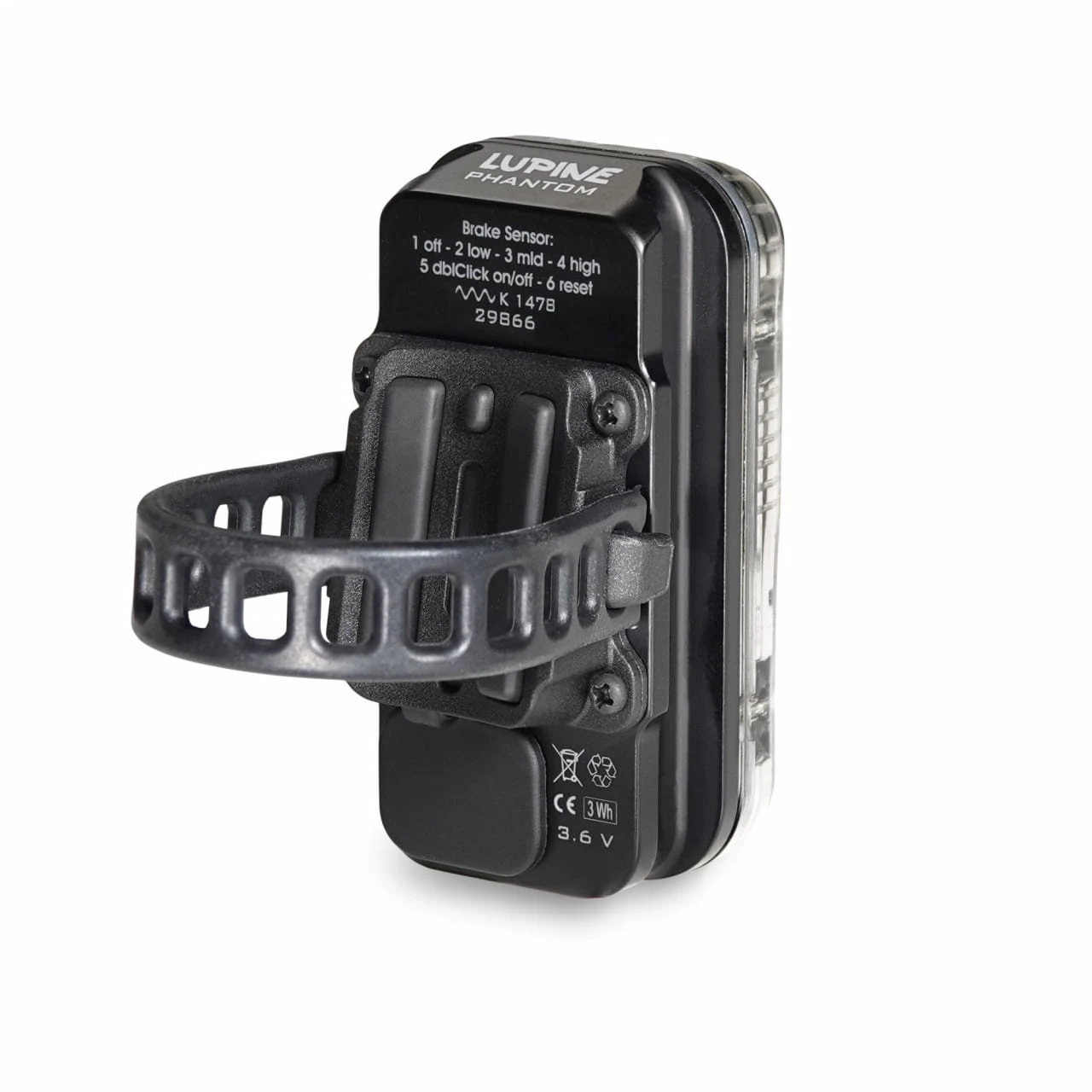 Lupine ROTLICHT StVZO Phantom (Grau) 2 Lupine ROTLICHT StVZO Phantom (Grau) – Bild 2