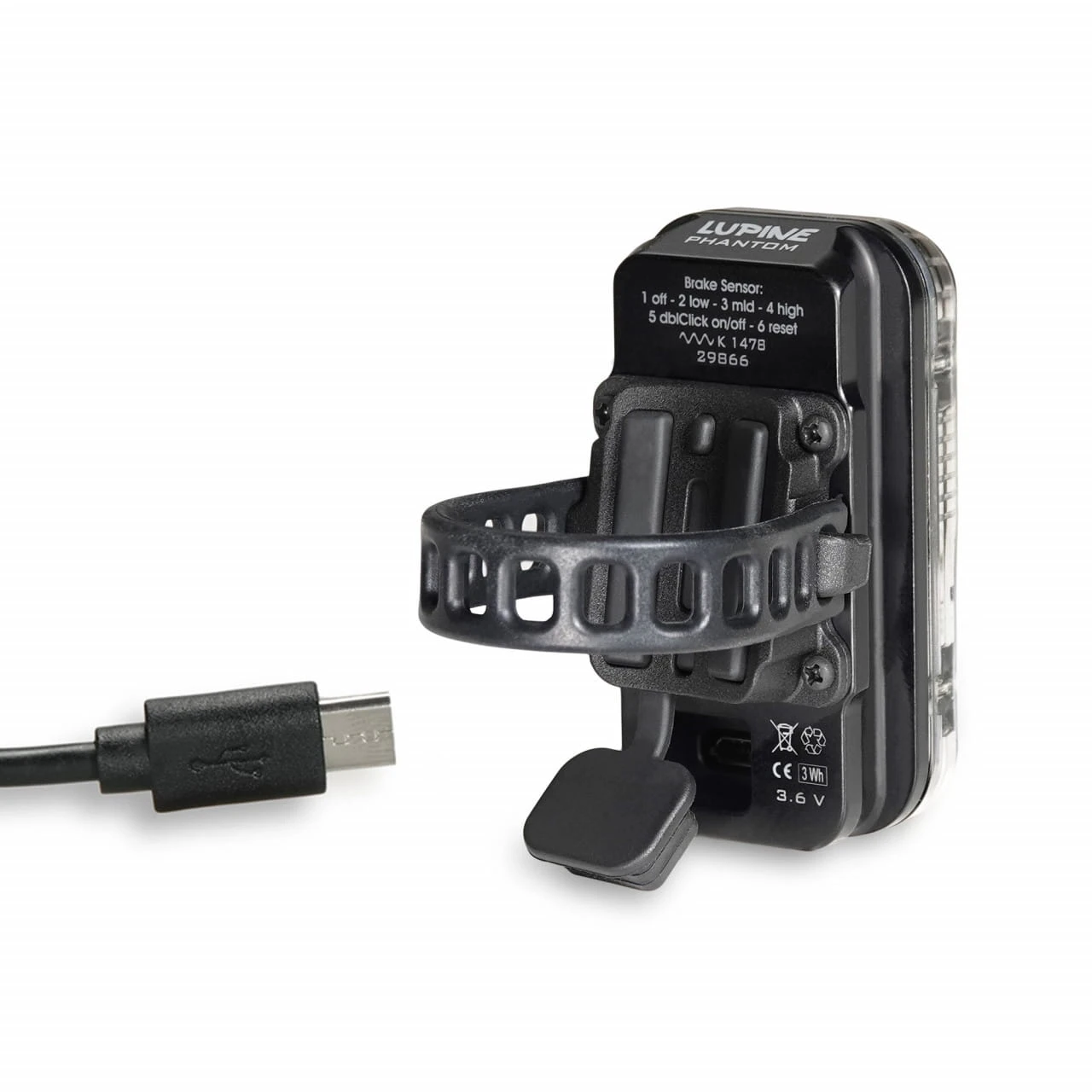 Lupine ROTLICHT StVZO Phantom (Grau) 3 Lupine ROTLICHT StVZO Phantom (Grau) – Bild 3