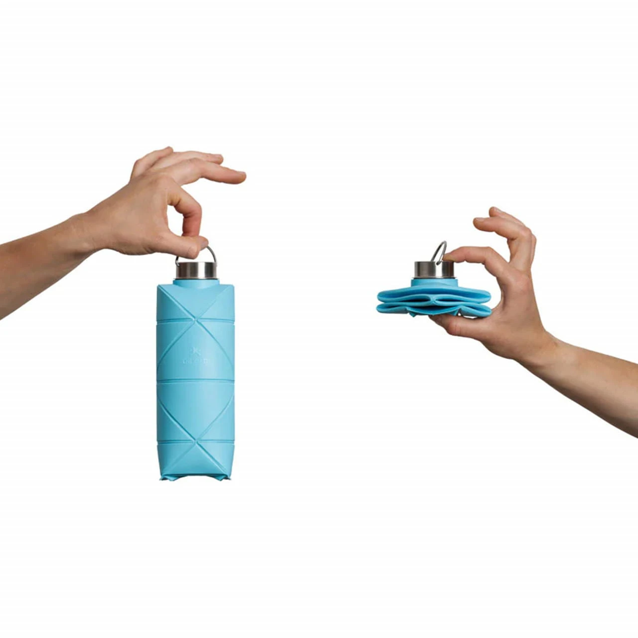 DiFOLD Origami Bottle - Faltbare Trinkflasche 750 Ml - Sky Blue (Hellblau) 2 DiFOLD Origami Bottle - Faltbare Trinkflasche 750 Ml - Sky Blue (Hellblau) – Bild 2