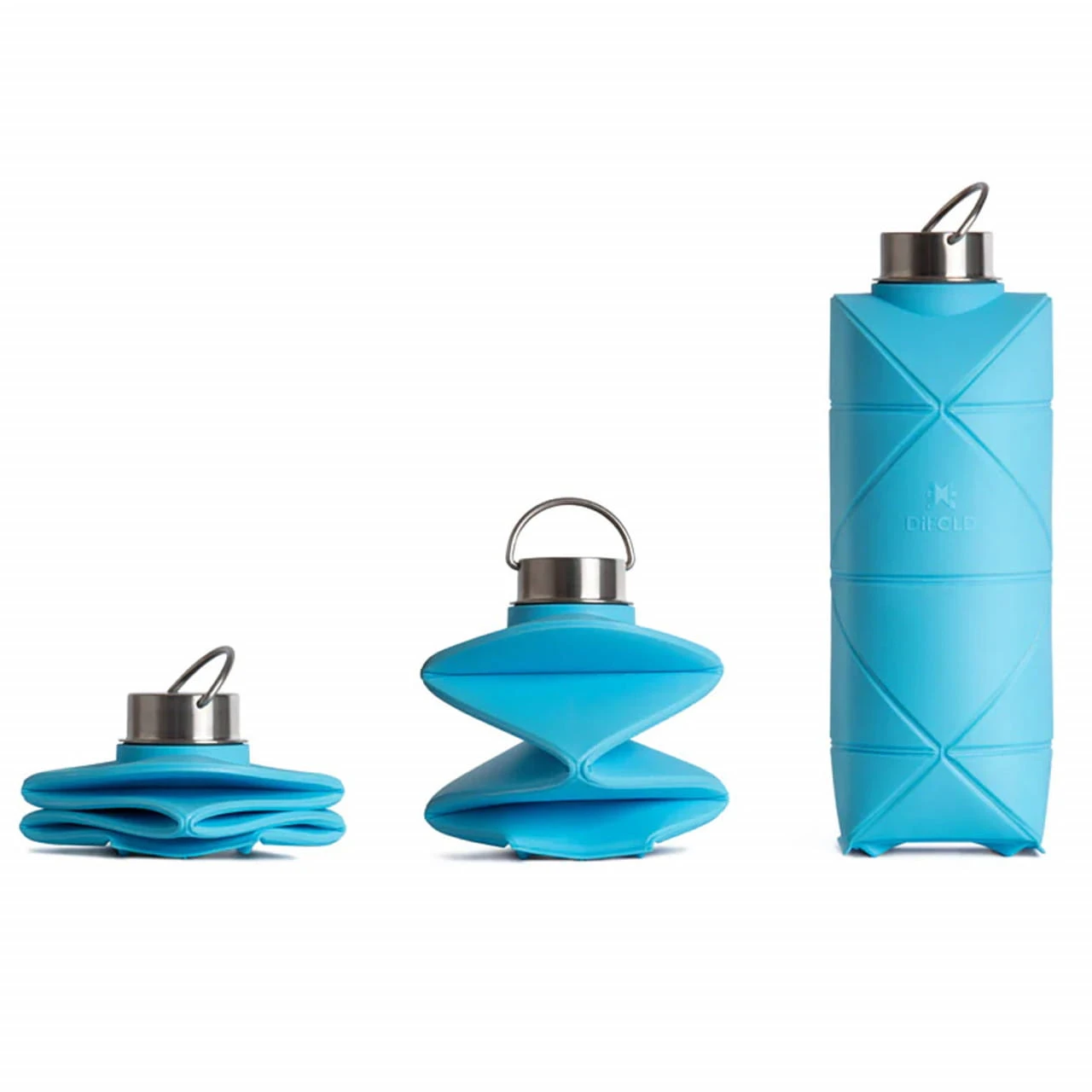 DiFOLD Origami Bottle - Faltbare Trinkflasche 750 Ml - Sky Blue (Hellblau) 3 DiFOLD Origami Bottle - Faltbare Trinkflasche 750 Ml - Sky Blue (Hellblau) – Bild 3