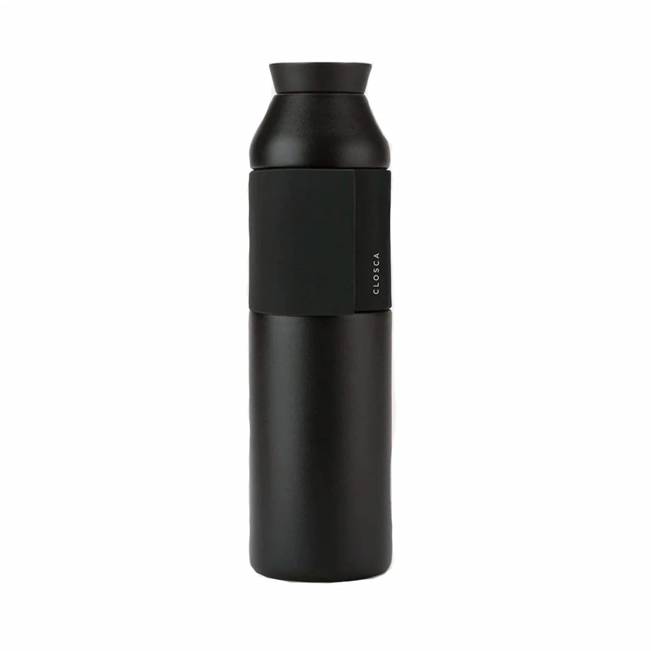 Closca Bottle Wave Trinkflasche 600 Ml - Black Matt (Schwarz) 1 Closca Bottle Wave Trinkflasche 600 Ml - Black Matt (Schwarz)