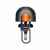 Spurcycle Original Bell Fahrradklingel - Schwarz / Orange